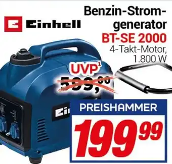 CENTERSHOP Einhell Benzin-Strom- generator BT-SE 2000 Angebot