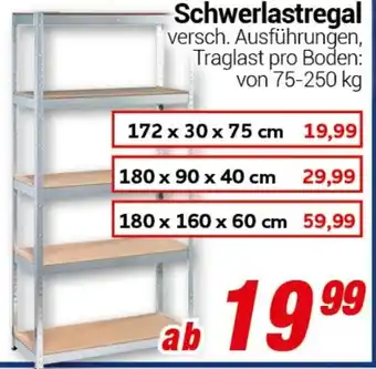 CENTERSHOP Schwerlastregal Angebot