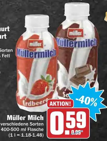 AEZ Müller Milch 400-500ml Angebot