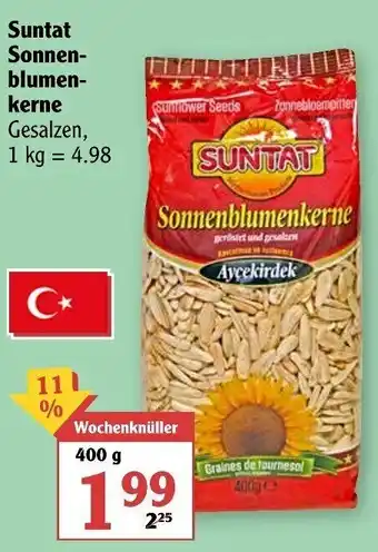 Globus Suntat Sonnenblumenkerne 400g Angebot