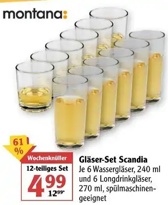 Globus Gläser Set Scandia Angebot