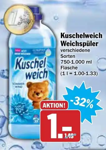 AEZ Kuschelweich Weichspüler 750-1.000ml Angebot