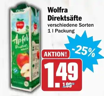 AEZ Wolfra Direktsäfte 1L Angebot