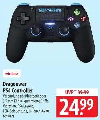 Famila Nord Ost Dragonwar PS4 Controller Angebot