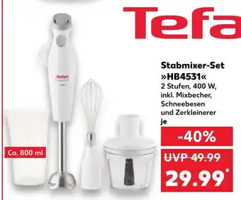 Kaufland Tefal Stabmixer-Set HB4531 Angebot