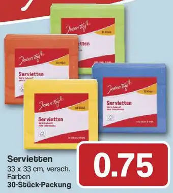 Famila Nord West Jeden Tag Servietten Angebot