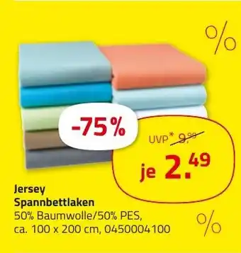 ROLLER Jersey Spannbettlaken Angebot