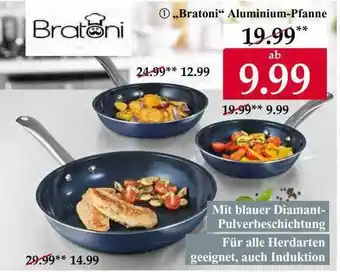 Woolworth Bratoni Aluminium Pfanne Angebot