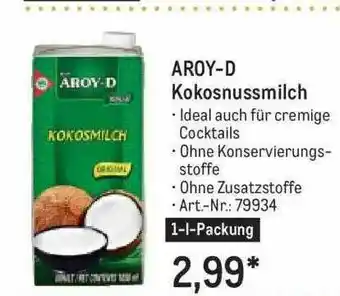 METRO Aroy-d Kokosnussmilch Angebot