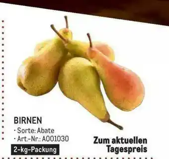 METRO Birnen Angebot