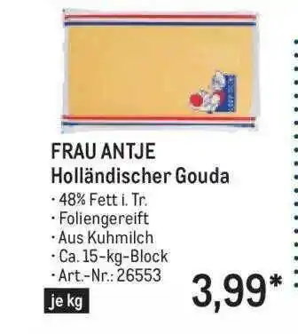 METRO Frau Antje Hollandischer Gouda Angebot