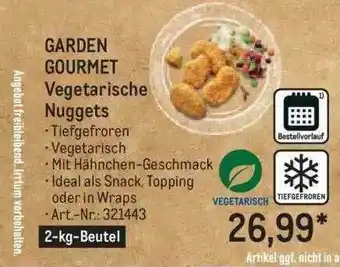 METRO Garden Gourmet Vegetarische Nuggets Angebot