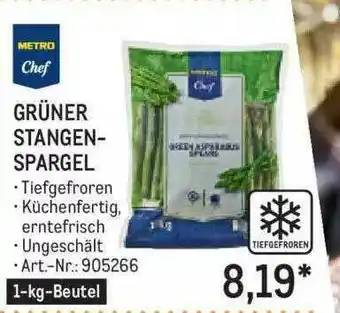 METRO Grüner Stangen Spargel Angebot