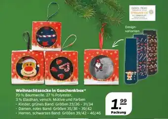 NETTO Weihnachtssocke In Geschenkbox Angebot