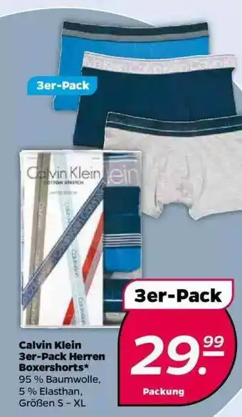 NETTO Calvin Klein 3er-pack Herren Boxershorts Angebot