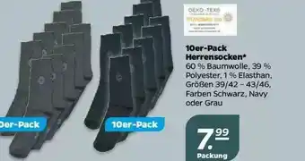 NETTO 10er-pack Herrensocken Angebot