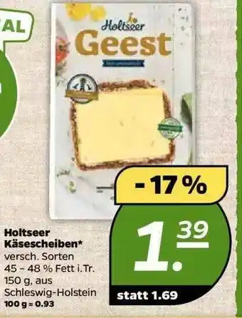 NETTO Holtseer Käsescheiben Angebot