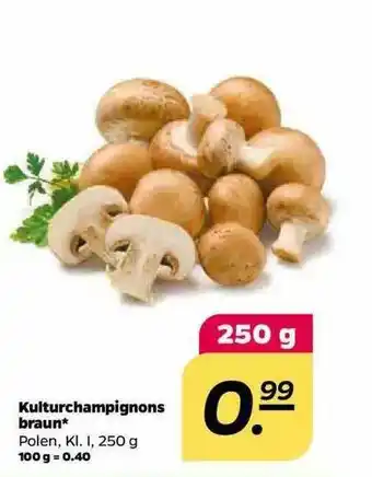 NETTO Kulturchampignons Braun Angebot