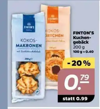 NETTO Finton's Kuchen Gebäck Angebot