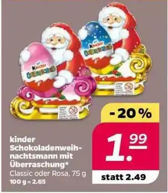 NETTO Kinder Schokoladenweihnachtsmann Mit überraschung Angebot