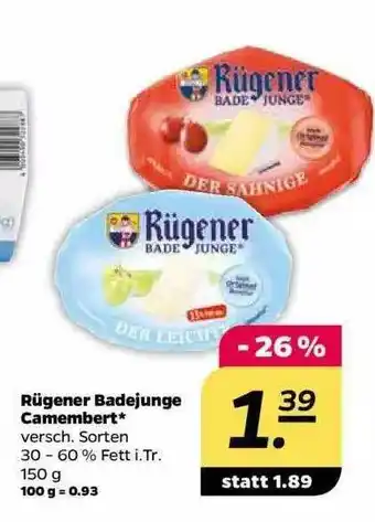 NETTO Rügener Badejunge Camembert Angebot