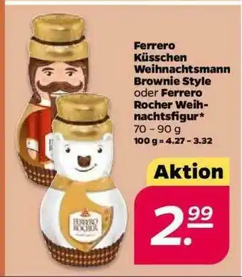 NETTO Ferrero Küsschen Weihnachtsmann Brownie Style Oder Ferrero Rocher Weihnachtsfigur Angebot