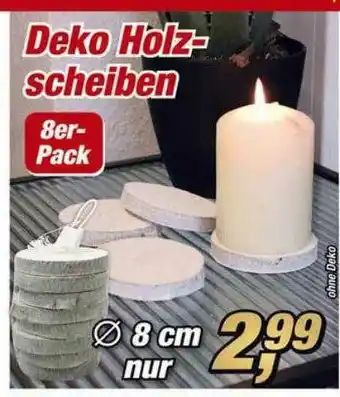 Posten Börse Deko Holzscheiben Angebot