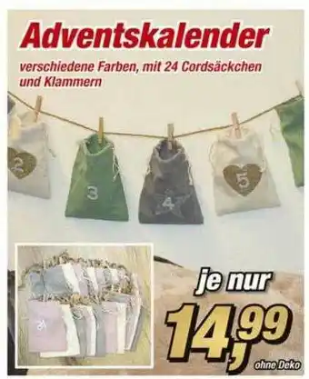 Posten Börse Adventskalender Angebot