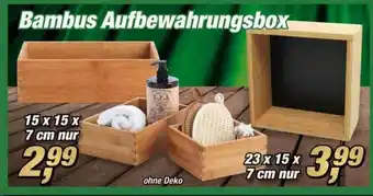 Posten Börse Bambus Aufbewahrungsbox Angebot