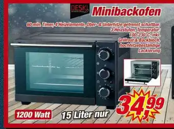 Posten Börse Minibackofen Angebot