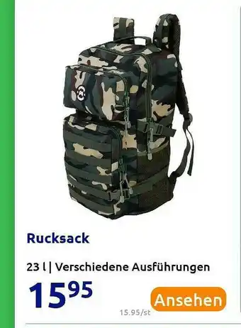 Action Rucksack Angebot