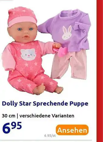 Action Dolly Star Sprechende Puppe Angebot