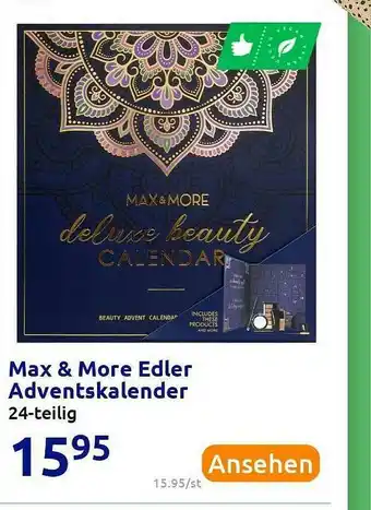 Action Max & More Edler Adventskalender Angebot