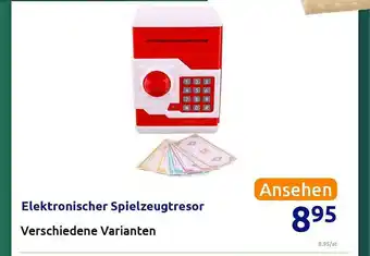 Action Elektronischer Spielzeugtresor Angebot