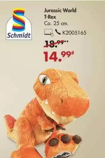 Galeria Schmidt Jurassic World T-rex Angebot