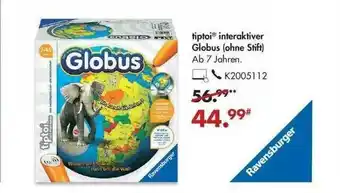 Galeria Tiptoi Interaktiver Globus (ohne Stift) Angebot