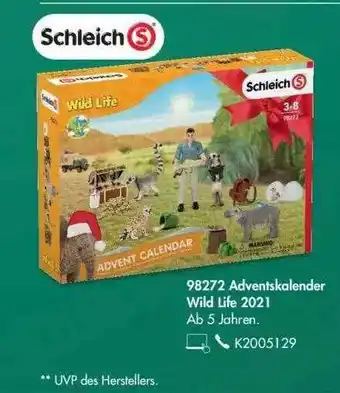 Galeria Schleich 98272 Adventskalender wild Life 2021 Angebot