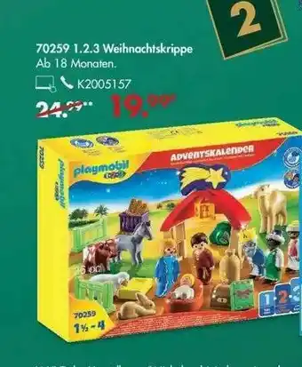 Galeria Playmobil 70259 1.2.3 Weihnachtskrippe Angebot