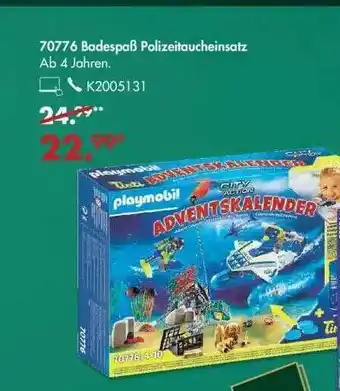 Galeria 70776 Badespaß Polizeitaucheinsatz Angebot