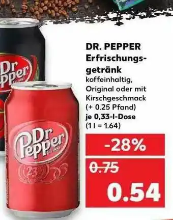 Kaufland Dr. Pepper Erfrischungs Getränk Angebot