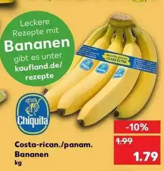 Kaufland Chiquita Costa Rican. Panam Bananen Angebot