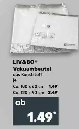 Kaufland Liv & Bo Vakuumbeutel Angebot