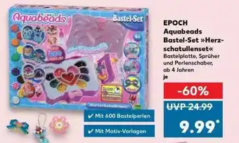 Kaufland Epoch Aquabeads Bastel-set >herz Schatullenset< Angebot