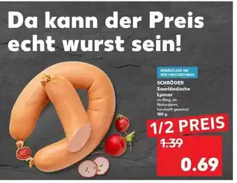 Kaufland Schröder Saarländische Lyoner Angebot