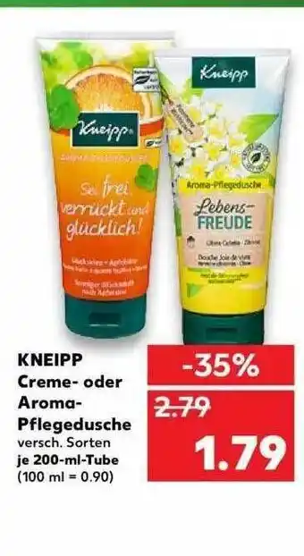 Kaufland Kneipp Creme Oder Aroma Pflegedusche Angebot