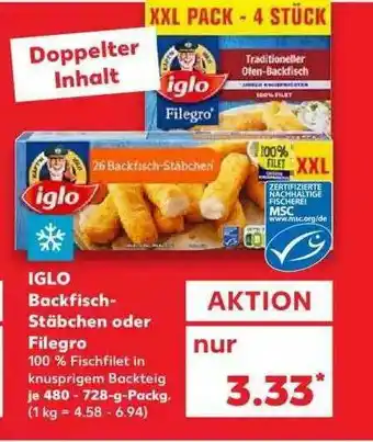 Kaufland Iglo Backfrisch Stäbchen Oder Filegro Angebot