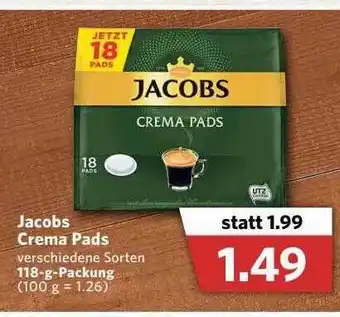 Combi Jacobs Crema Pads Angebot