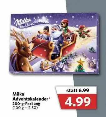 Combi Milka Adventskalender Angebot