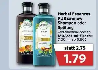 Combi Herbal Essences Pure: Renew Shampoo Oder Spülung Angebot