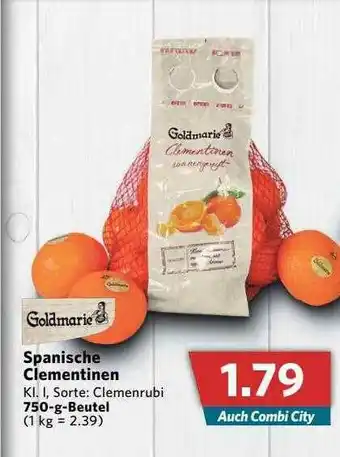 Combi Goldmarie Spanische Clementinen Angebot